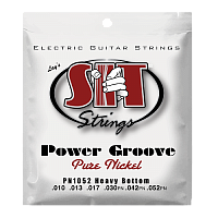 SIT PN1052, Power Groove Pure Nickel Heavy Bottom, 10-52